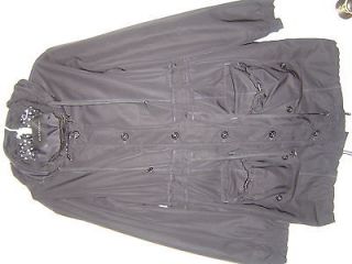 Elie Tehari Rain Coat Black XL with Hood