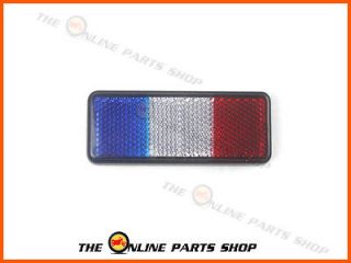 French France Flag Stick on Reflector Badge Fits ARIEL ATOM