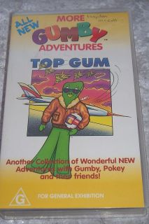 ALL NEW GUMBY ADVENTURES TOP GUM VHS VIDEO