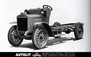 1925 Denby One Ton Truck Chassis 41 Factory Photo