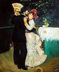   Oil Painting Repro Renoir, Pierre Auguste Country Dance, 1883