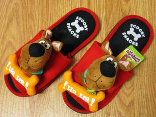 Scooby Doo Red Slippers Women US 6 10, UK 4 8 EU 36 42 #021