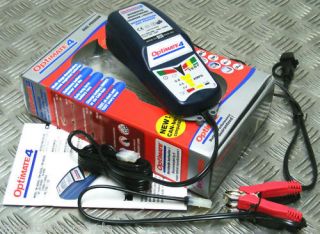 NEW OPTIMATE 4 DUAL PROGRAM BATTERY CHARGER TO FIT XJ6 DIVERSION