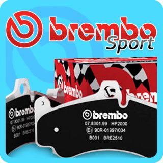 Rear BREMBO Brake Disc Pads AUDI TT Roadster 1.8 T 05 to 06 Sport 