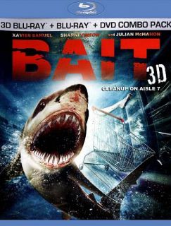 Bait Blu ray DVD, 2012, 2 Disc Set, 3D
