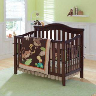 Brown Monkey Cheap Nursery Animal Baby Boy and Girl Infant Bird Crib 