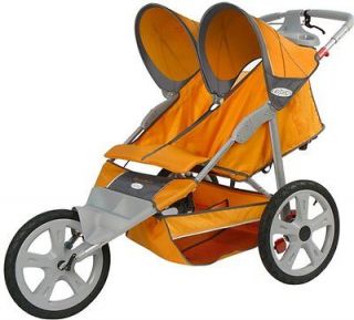 InSTEP AR208 Flash Double Baby Child Jogging Stroller