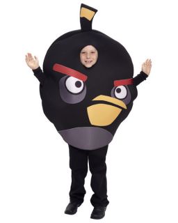 Unisex Childs Angry Birds Black Bird Costume