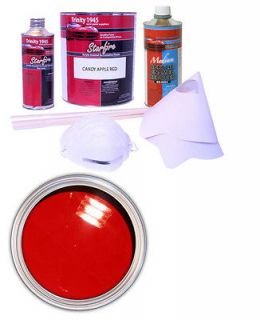 Candy Apple Red Acrylic Enamel Auto Paint Kit