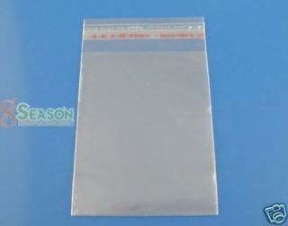 1000Pcs Clear Self Adhesive Seal Plastic Bags 6x10cm