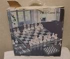 in 1 Glass Game Set, Chess/Checkers/​Backgammon .