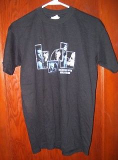 Backstreet Boys 2001 Black & Blue World Tour Concert T Shirt S Black 