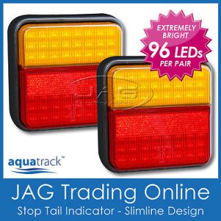 PAIR 96 LED SUBMERSIBLE STOP/TAIL/INDI​CATOR LIGHTS Trailer/Carava 
