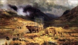 LOUIS BOSWORTH HUNT After the Storm highland cattle