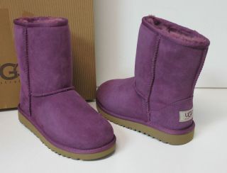 Ugg Youth Classic Short Sugar Plum purple Boots   Big Kids   New in 