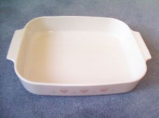   FOREVER YOURS HEARTS 12 1/4 X 11 LASAGNA OPEN BAKING PAN DISH