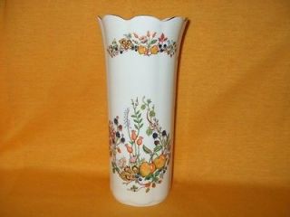 Newly listed AYNSLEY SOMERSET VASE MAYFAIR MOLD FRUITS & BERRIES FINE 