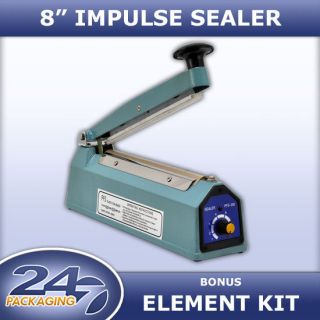   Machine Impulse Sealer Seal Machine Poly Tubing Plastic Bag Kit