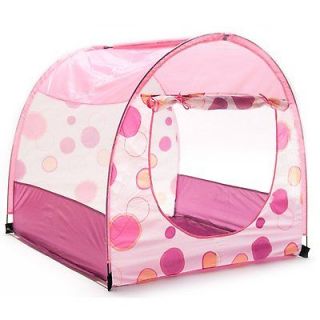   Children Pink Polka Dot Fairy Tale Play Ball Pit Tent House w/ Tote