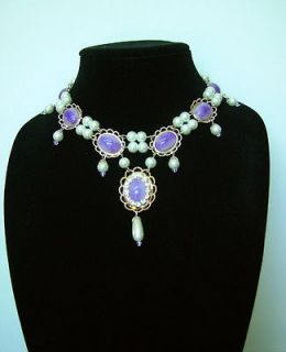 One of a Kind Renaissance Medieval SCA Necklace 4 Tudor Dress Gown 