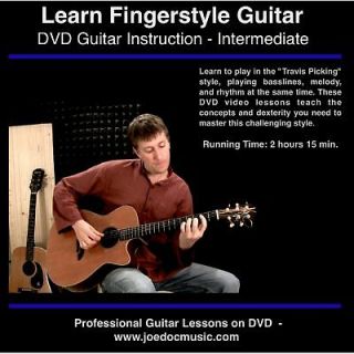 Learn Fingerstyle Guitar DVD Lessons great for Gibson J 45 J 200 
