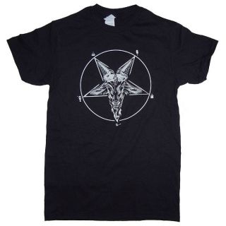 Goth Metal Star Pentagram Satan Satanic Goat Ice Cream Devil Mens 