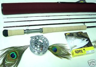 ST CROIX IMPERIAL 1108 4 11 FT. #8 WEIGHT SWITCH SPEY FLY ROD TXS REEL 