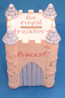   The Royal Treasury Princess Castle Money Box Piggy Bank BNIB 6605