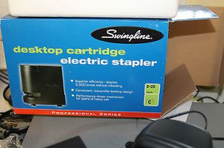 Swingline 50201 Black Desktop Cartridge Electric Stapler 2 25 sheets
