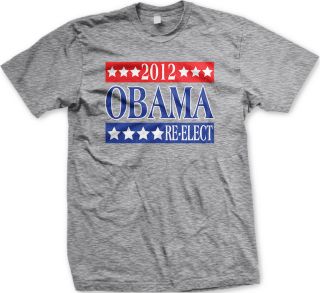 2012 Barack Obama Re Elect Presidential Election Vote Democrat Mens T 