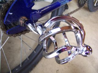 BICYCLE CUSTOM AXLE COVER TWISTED EARTH CAGE 24T LOWRIDER BEACH 