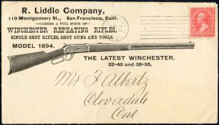 LIDDLE/WINCHESTER REPEATING RIFLE GUN COVER 6 8 1895 W/ GRID CNL 