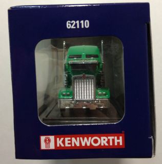 NORSCOT Kenworth W900 Tractor Trailer Cab Green 1/87 HO Scale NEW 