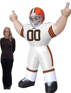 CLEVELAND BROWNS NFL Mascot Blow Up Lawn Yard Player