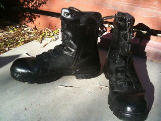 Bates Gore tex Military Combat boots 10 trashed worn leather shoes 
