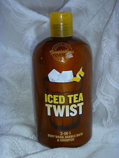 Bath & Body Works Iced Tea Twist 3 in 1 3in1 Wash Bubble Shampoo 