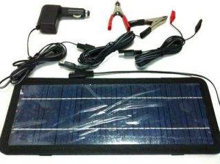   12V Solar Panel Auto Marine Motorcycle Battery Power Charger 4.5W