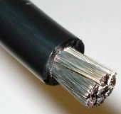 AWG Tinned Marine Battery Cable Boat Wire BLK /ft