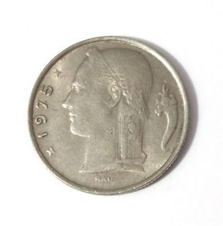 1975 BELGIUM 5 FR COIN