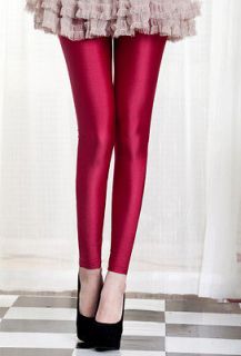 Lady Fluorescent Candy Color 229burgundy Slim Tight Pantyhose 