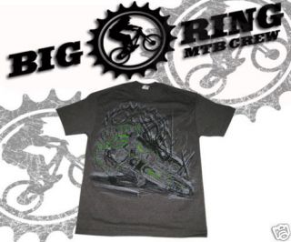 Big Ring Mountain Bike Char SK Downhill Racer T Shirt