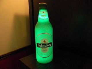 Heineken Beer Lager Ale Pub Bar Pool Neon Man Cave Light Sign Bottle 