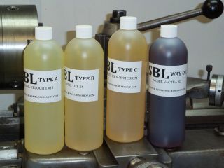 SOUTH BEND LATHE RECOMMENDED A, B, and C LATHE OILS