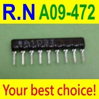 pcs Resistor Network A09 472 472 4.7k ohm 9 pin Bus DIP DIY Good 