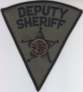Ohio Deputy Sheriff OH police patch SUBDUED OD GREEN swat/tactical