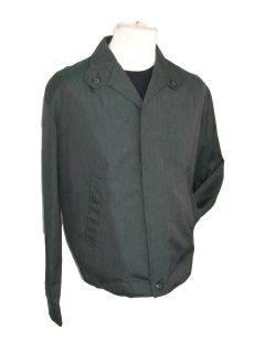 Vintage Retro Belstaff Green / Grey Two Tone Tonic MOD Velcro Jacket