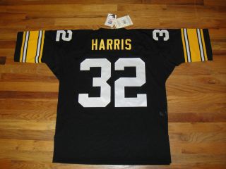 AUTHENTIC MITCHELL & NESS #32 FRANCO HARRIS SIZE 44 LARGE STEELERS 