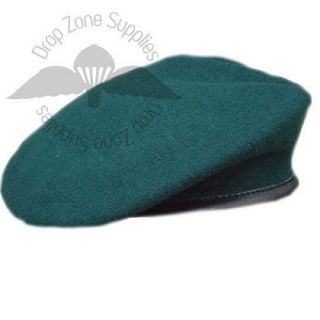 BRITISH MILITARY OFFICERS STYLE SMALL CROWN COMMANDO GREEN BERET FREE 