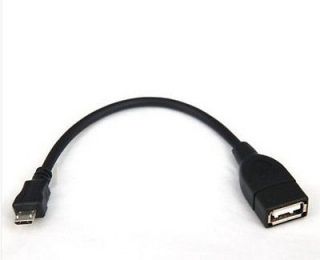   USB B Male to USB2.0 A Female OTG Data Transfer Host Cable For Nexus 7