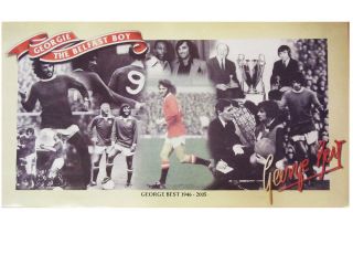   Best Pele Charlton Law Busby Georgie The Belfast Boy Collectors Poster